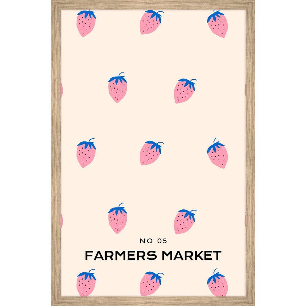 No 05 Farmers Market by Marmont Hill Framed Food Art Print 30 in. x 20 in.
