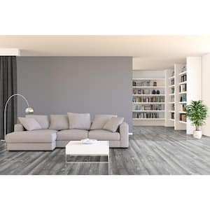 Harlan Gray 20 MIL x 7 in. x 48 in. Waterproof Click Lock Luxury Vinyl Plank Flooring (1307.35 sq. ft. / pallet)