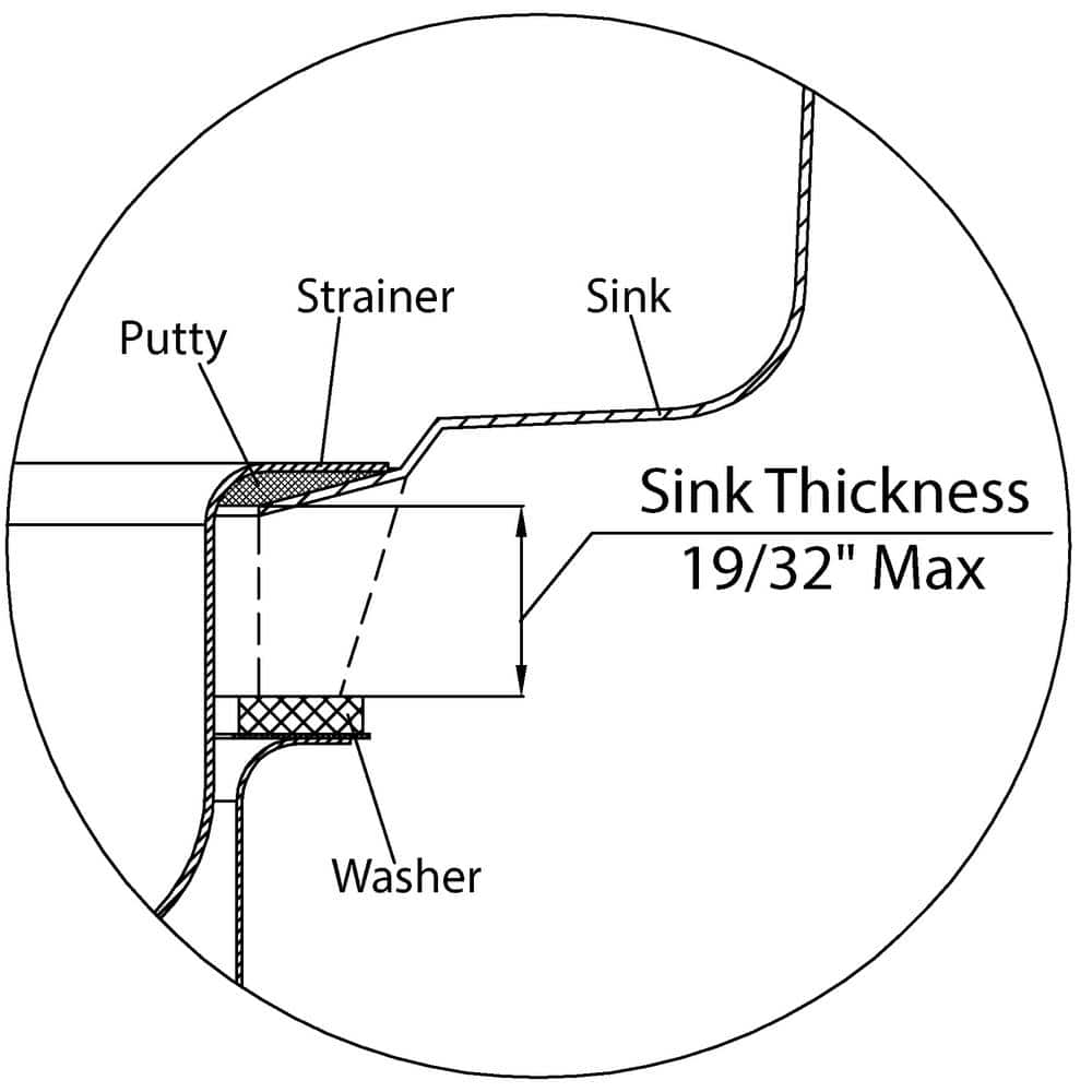 Buy Specification Kitchen Sink Strainer Stainless steel with polished