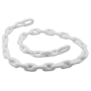 BoatTector PVC-Coated Anchor Lead Chain - 5/16 in. x 5 ft., White