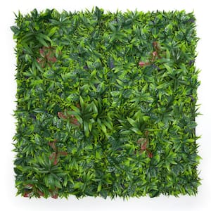 20 in. x 20 in. Artificial Topiary Hedge Panel with Backing AHB002, Set of 4-Pc