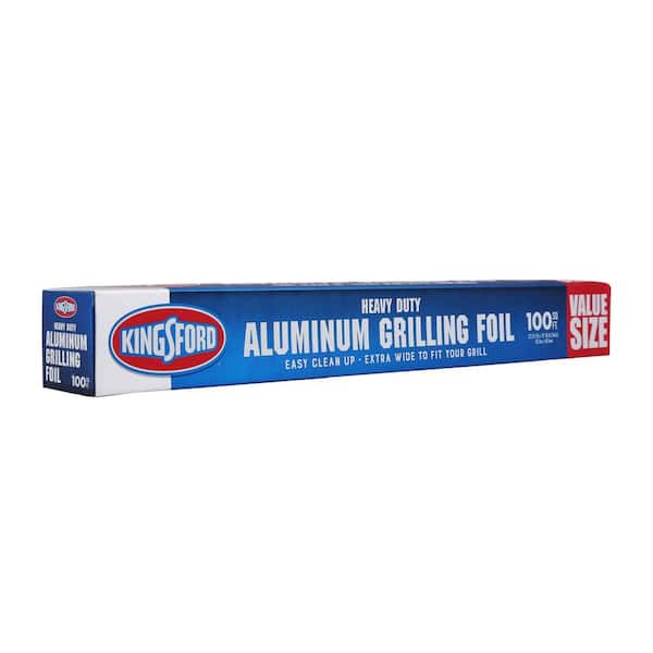 Kingsford Aluminum Grilling Foil, Heavy Duty, 100 Square Feet, Value Size