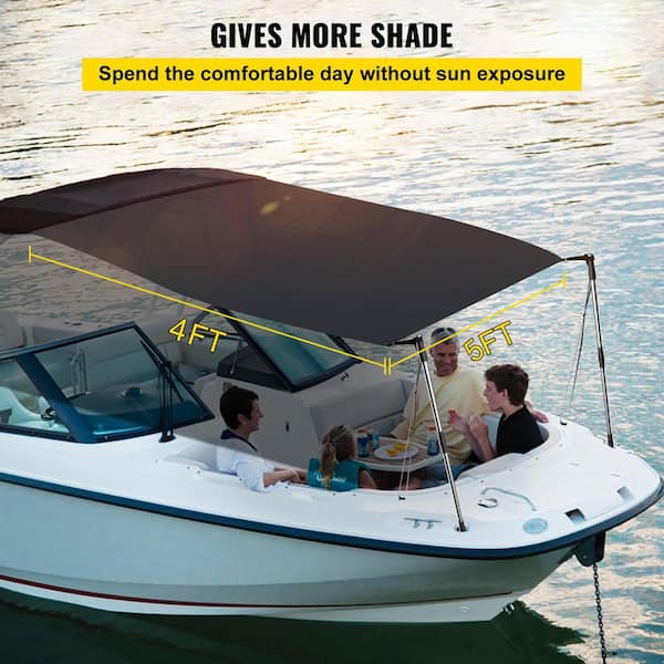 SKYSHALO T-Top Sun Shade Kit 4 ft. x 5 ft., UV-Proof 600D