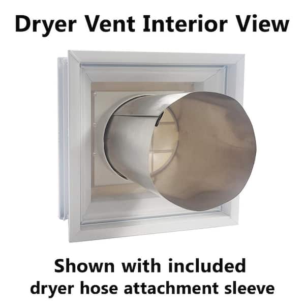 Clearly Secure Thick Series x x Dryer Vent