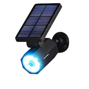 250 Lumen Low Voltage Black Solar LED light with Solar Motion Sensor Waterproof Landscape Lights for Yard