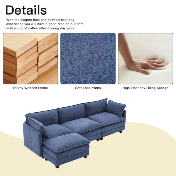 FLANEL SOFA ネイビー オットマン FLANEL SOFA ネイビー オットマン FLANEL SOFA ネイビー オットマン