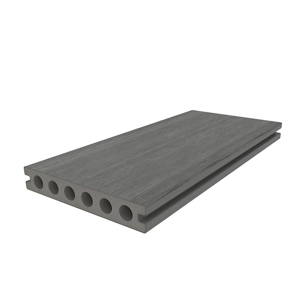 NewTechWood UltraShield Naturale Voyager Series Westminster Gray Composite Decking Board 49-Pack