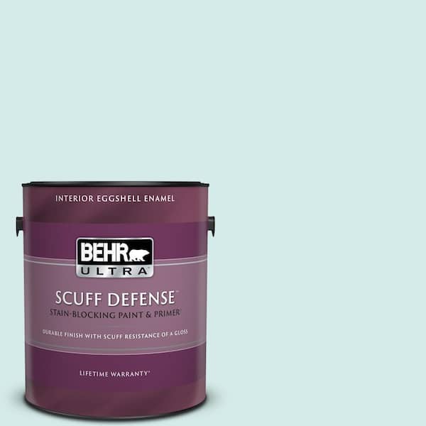 BEHR ULTRA 1 gal. Home Decorators Collection #HDC-MD-23 Ice Mist Extra Durable Eggshell Enamel Interior Paint & Primer