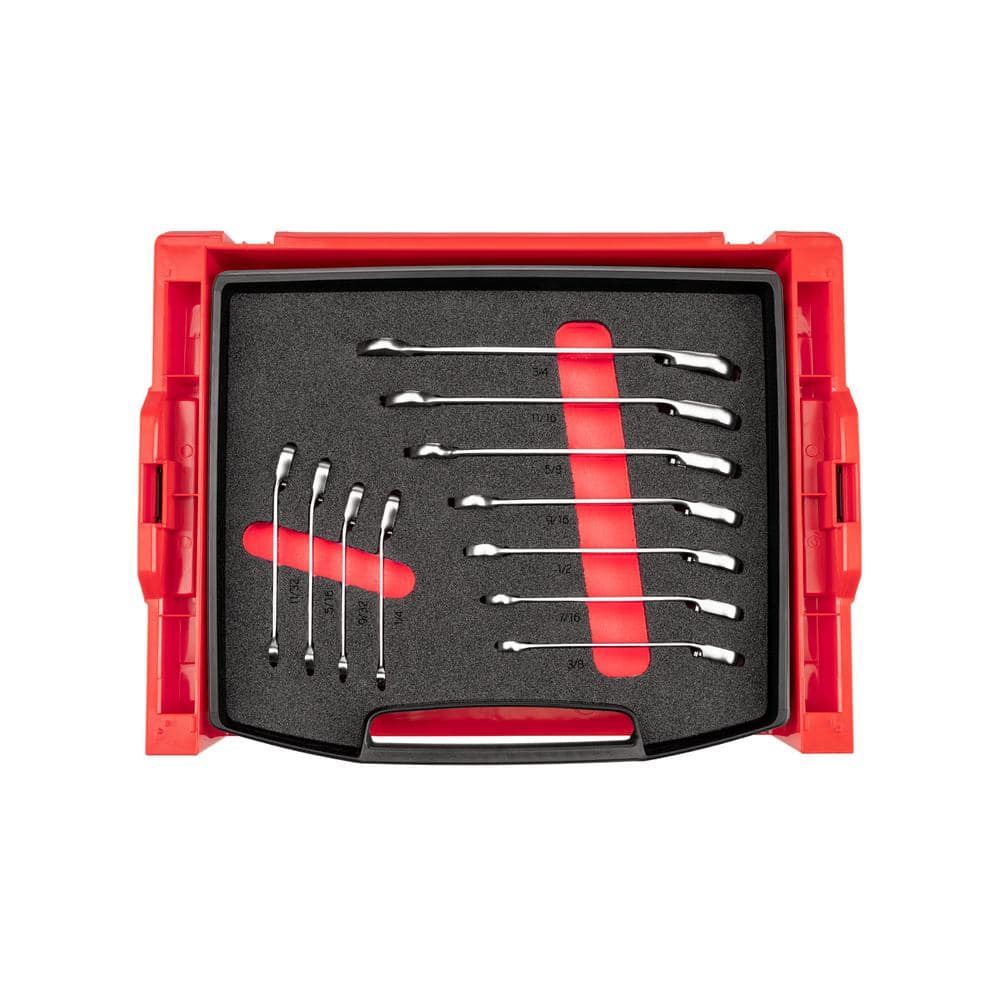 Reversible 12-Point Ratcheting Combination Wrench Set with Open Top Drawer and Rack, 11-Piece (1/4-3/4 in.) price history on PriceWatchPro