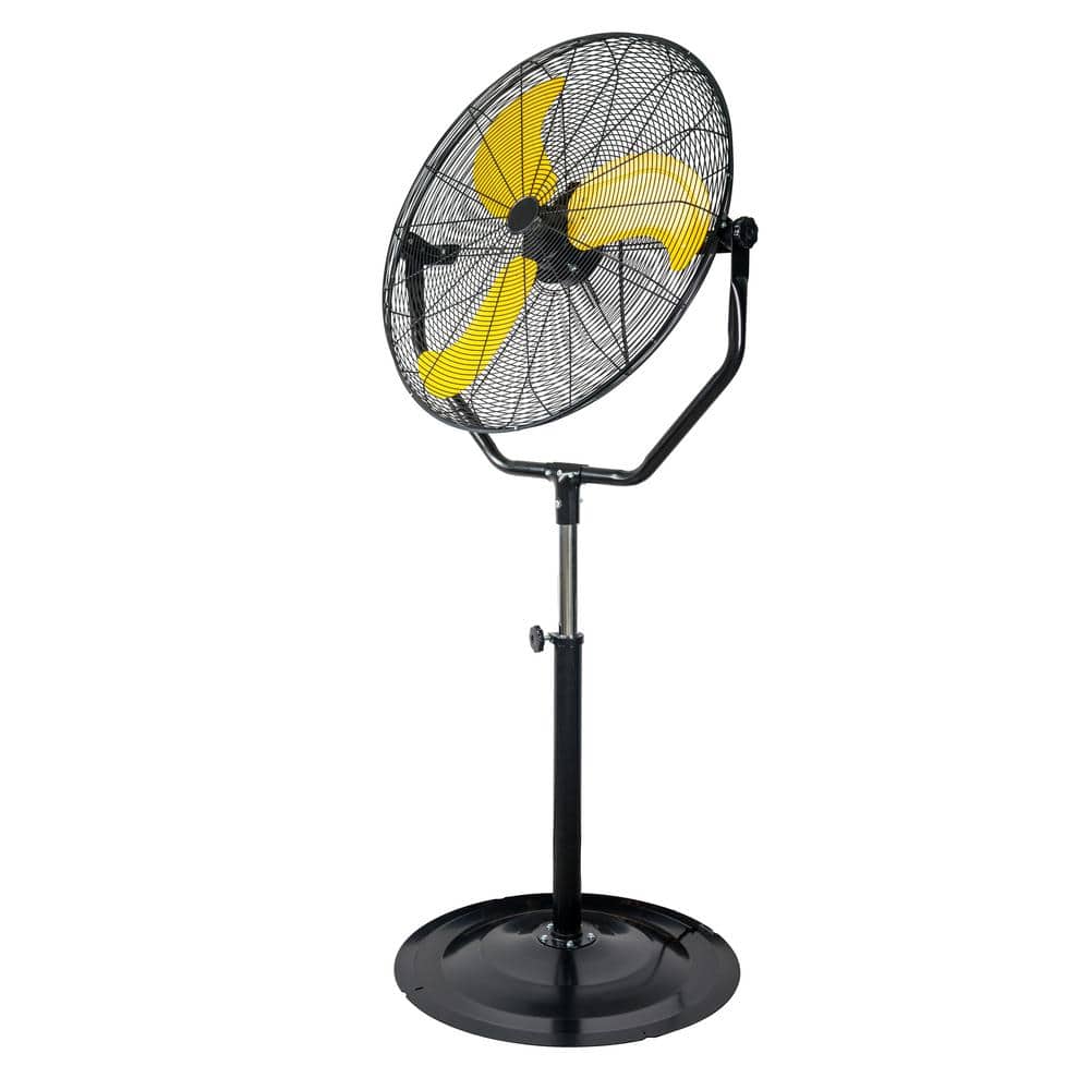 7600 CFM 30 in. High Velocity Tilted Pedestal Fan in yellow price history on PriceWatchPro