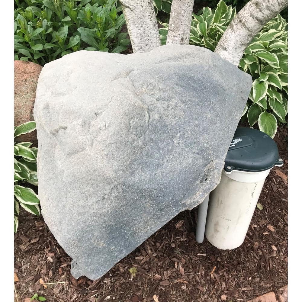 Fieldstone Gray Realistic Artificial Rock Cover