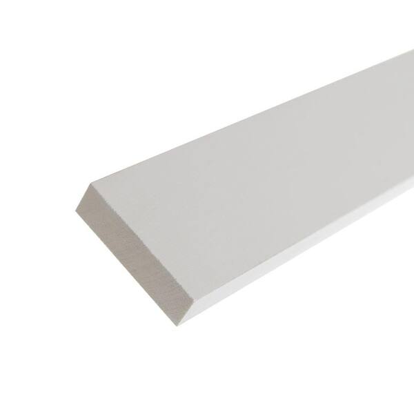 AZEK Trim 1 in. x 3.5 in. x 12 ft. White PVC Composite Traditional TrimART12504144 The Home Depot