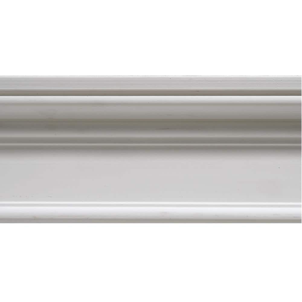 Ornamental Mouldings OML13G-8FT 1.062 in. D x 3.5 in. W x 96 in. L Primed White Hardwood Casing Moulding