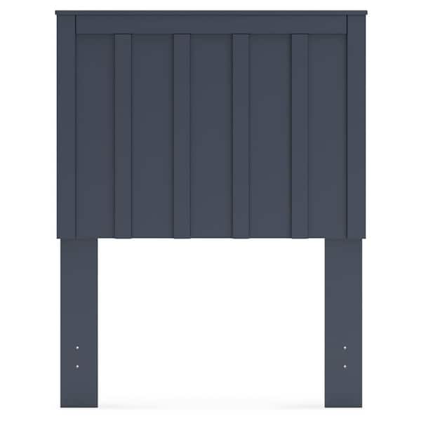 Simmenfort Matte Blue Twin Standard Headboard