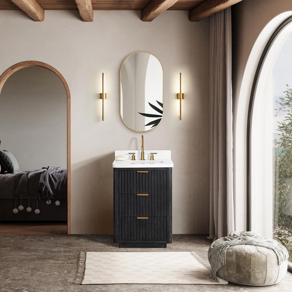 ROSWELL Cádiz 24 in. W x 22 in. D x 34 in. H Free-standing Single