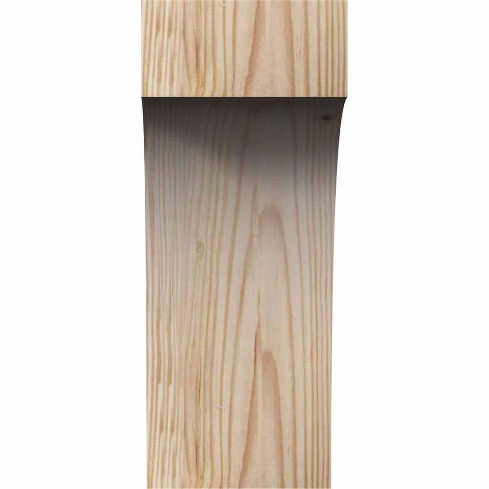 Douglas Fir Rough Sawn 4"W x 6"D x 10"H Corbel