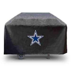 NFL-Dallas Cowboys Rectangular Black Grill Cover - 68 in. x 21 in. x 35 in.