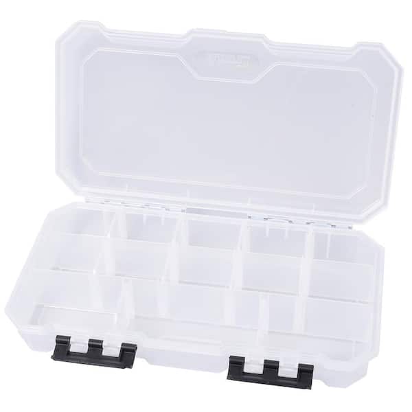 802 Imperial Clear Plastic Parts Organizer Box, 12 Compartments