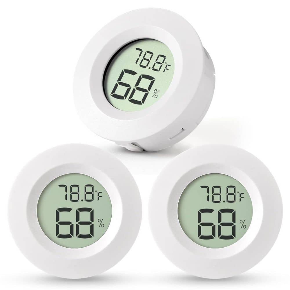 Mini Hygrometer Thermometer Digital Wireless Indoor Outdoor Humidity Temperature Meter Gauge 3 Pack White price history on PriceWatchPro