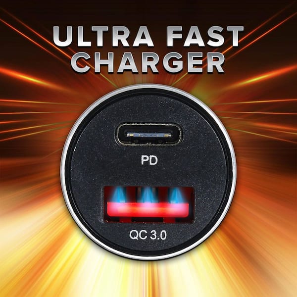 Aazon.co: Ob Aror 38w Dual USB Quick-Charge USB A C Car Charger - Fast Charging Car...