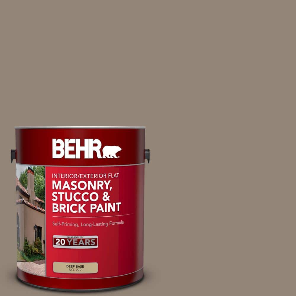 1 gal. #N220-5 Ottertail Flat Interior/Exterior Masonry, Stucco and Brick P