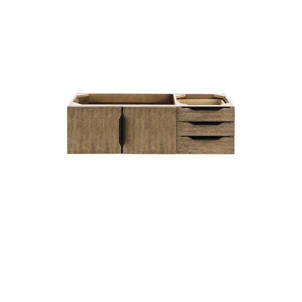James Martin Vanities Columbia 48.0 in. W x 19.5 in. D x 14.5 in. H Single Bath Vanity Cabinet without Top in Latte Oak