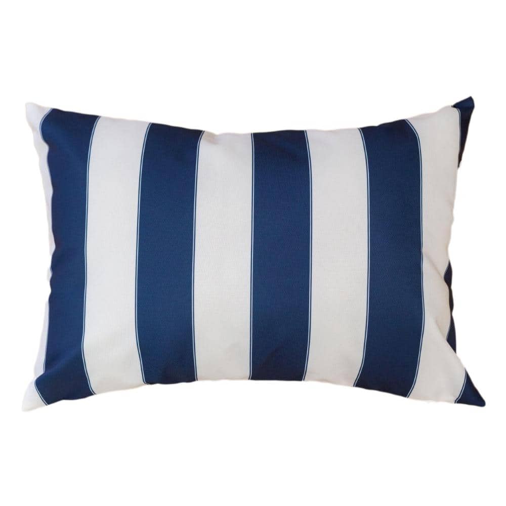Riley Navy Rectangular Outdoor Throw Pillow price history on PriceWatchPro