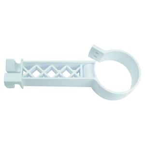 White Pipe Clamp Insulator