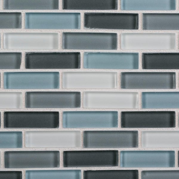 Jeffrey Court Malibu Breeze Blue 9 75, Home Depot Glass Tiles