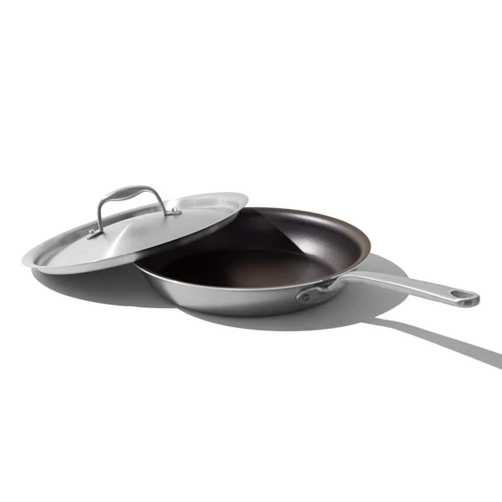 10 in. 5 Ply Stainless Steel-Clad Base Professional Grade Nonstick Inductio