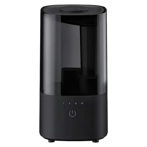 0.29 Gallon Cool Mist Humidifier 180 sq. ft. Filterless 360° Nozzle Auto Shut-Off Black 1 Pack
