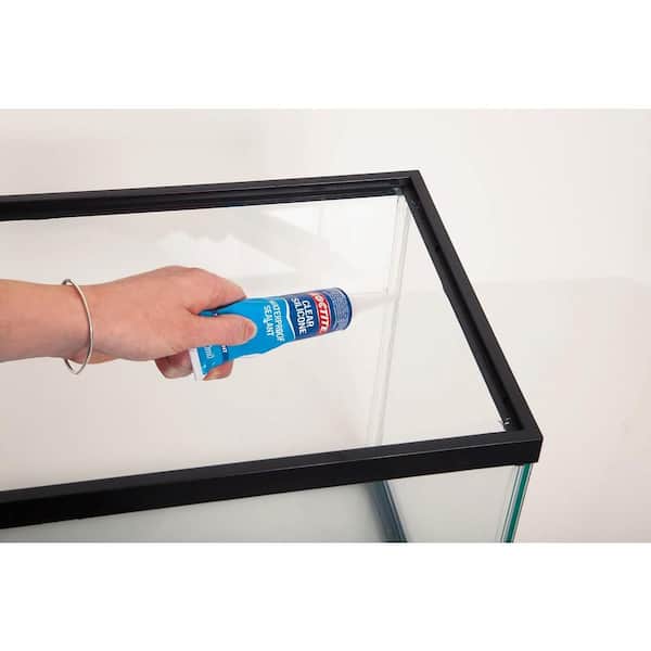 Silicone Waterproof Multipurpose Adhesive Sealant 2.7 oz. Clear Tube (each)