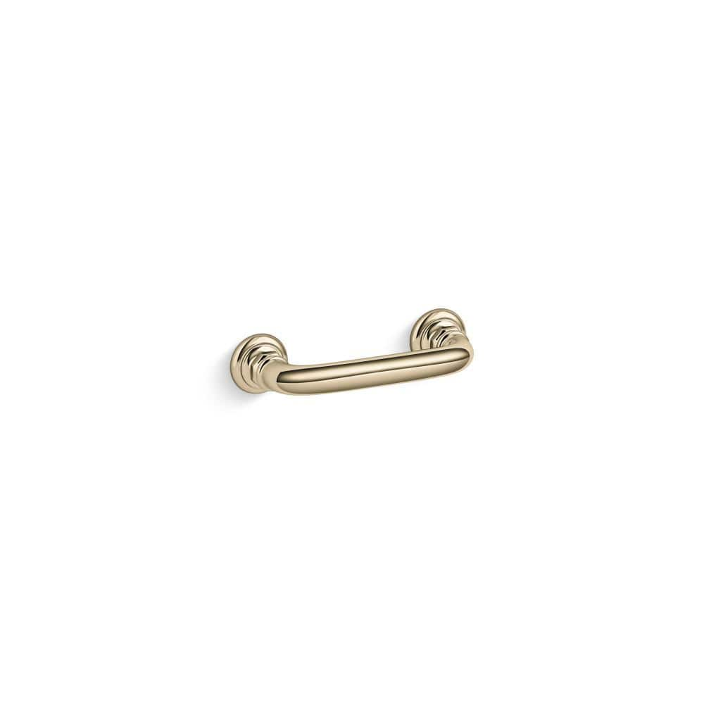 KOHLER Artifacts 3 In 76 Mm Center To Center Vibrant French Gold   Kohler Drawer Pulls 72579 Af 64 1000 