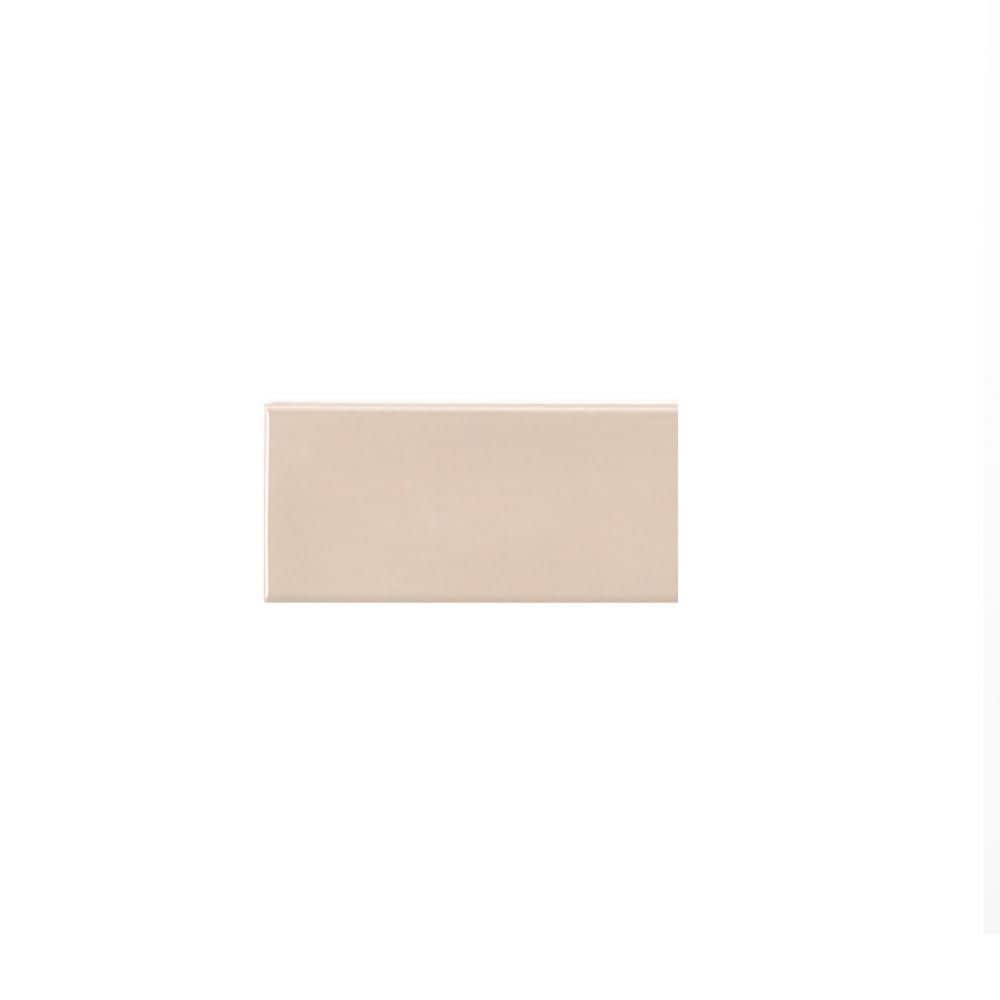 Take Home Tile Sample - Gloss Taupe 2.5 in. x 5 in. Ceramic Wall Tile Sample price history on PriceWatchPro