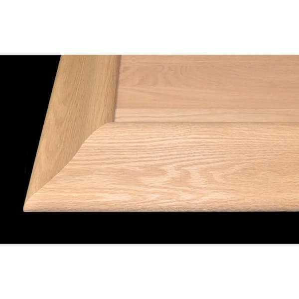 HOUSE OF FARA 7/8 in. x 4-1/2 in. x 72 in. Oak Bar Rail Moulding HT4506 -  The Home Depot