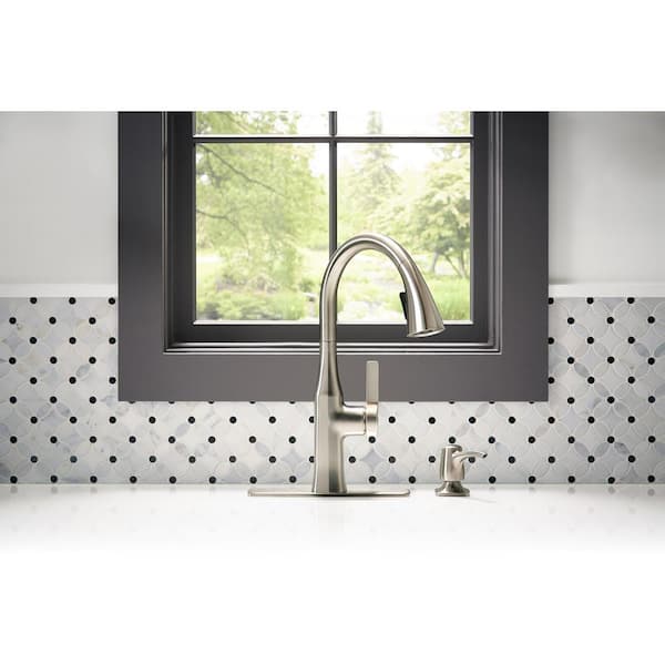 Lyric Workstation 33 in. Dual Mount Stainless Steel Double Bowl Kitchen Sink with Rubicon Kitchen Faucet Lyric Workstation 33 in. Dual Mount Stainless Steel Double Bowl Kitchen Sink with Rubicon Kitchen Faucet