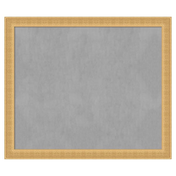 Trellis Gold 54 in. x 46 in. Framed Magnetic Board