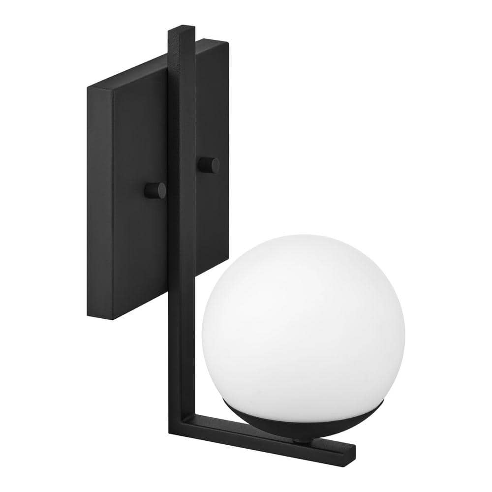 Home Decorators Collection Grenora 10.75 in. Black DampRated LType