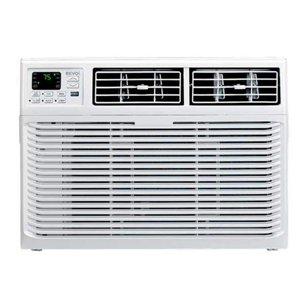 12,000 BTU 230V Window Air Conditioner Cools 550 Sq. Ft. with Heater and Re