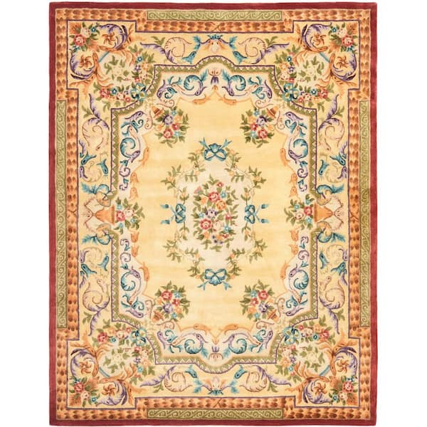 Empire 10 ft. x 14 ft. Gold Floral Oriental Area Rug