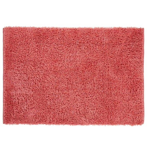 Chesapeake Merchandising Microfiber Shag Coral 7 ft. x 9 ft. Area Rug