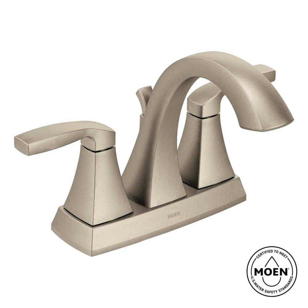 Voss 4 in. Centerset 2-Handle Bathroom Faucet in Brushed Nickel price history on PriceWatchPro