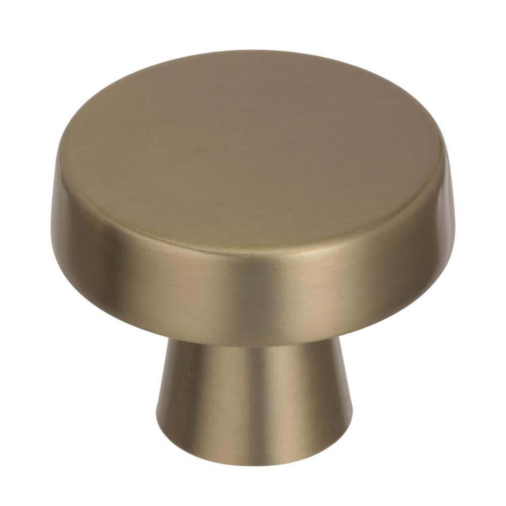 Blackrock 1-5/8 in. (41mm) Modern Golden Champagne Round Cabinet Knob
