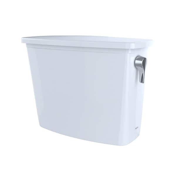 TOTO Drake 1.28 GPF Single Flush Toilet Tank Only with Right Hand Trip Lever in Cotton White