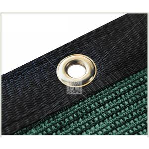 5 ft. x 200 ft. Green Privacy Fence Screen HDPE Mesh Windscreen with Reinforced Grommets for Garden Fence (Custom Size)