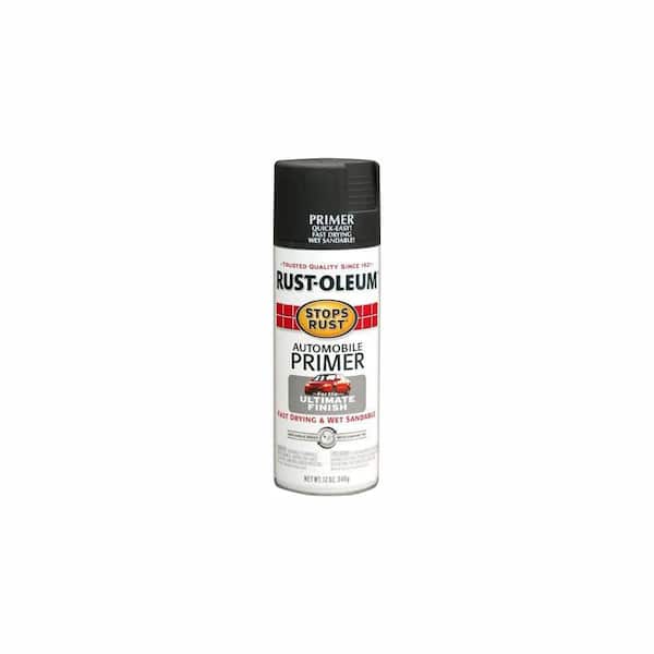 Rust-Oleum Stops Rust 12 oz. Flat Dark Gray Automotive Primer Spray (6-Pack)