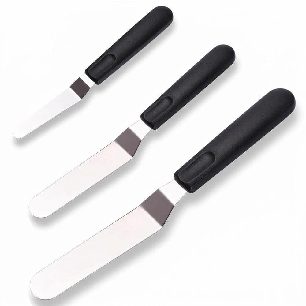 Stainless Steel Non-Slip Handle Angled Icing Spatulas Flat Palette Knife for Cake Decorating and Baking price history on PriceWatchPro