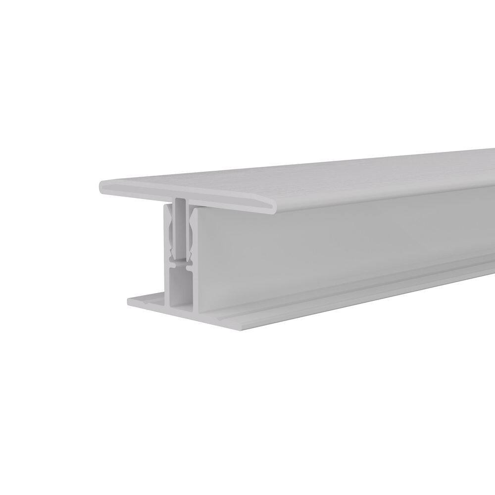 Alusions 1 in. x 2.19 in. x 8 ft. Arctic Snow White Composite Aluminum H Trim Kit  for .5 in. Board price history on PriceWatchPro