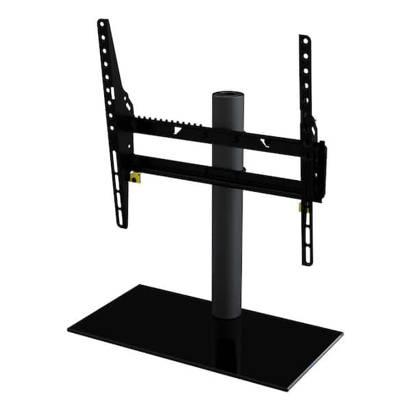 AVF Universal Table Top TV Base Adjustable Tilt and Turn for Most TVs 37 in. to 55 in., Black/Black