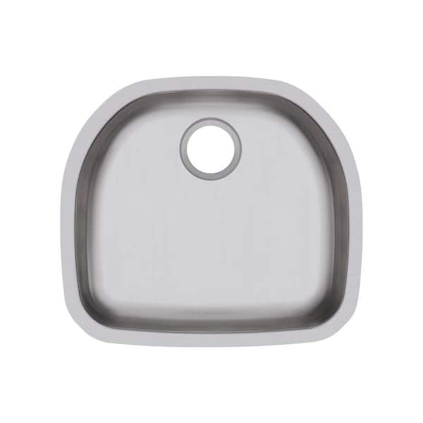 Elkay Dayton 24in. Undermount 1 Bowl 18 Gauge  Stainless Steel Sink Only and No Accessories